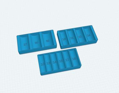 PITTSBURGH 1/2 in. Drive Impact Deep Socket Set (Metric) [69561] (Gridfinity Options)