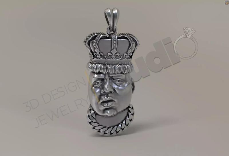 The Notorious B I G pendant 3d model