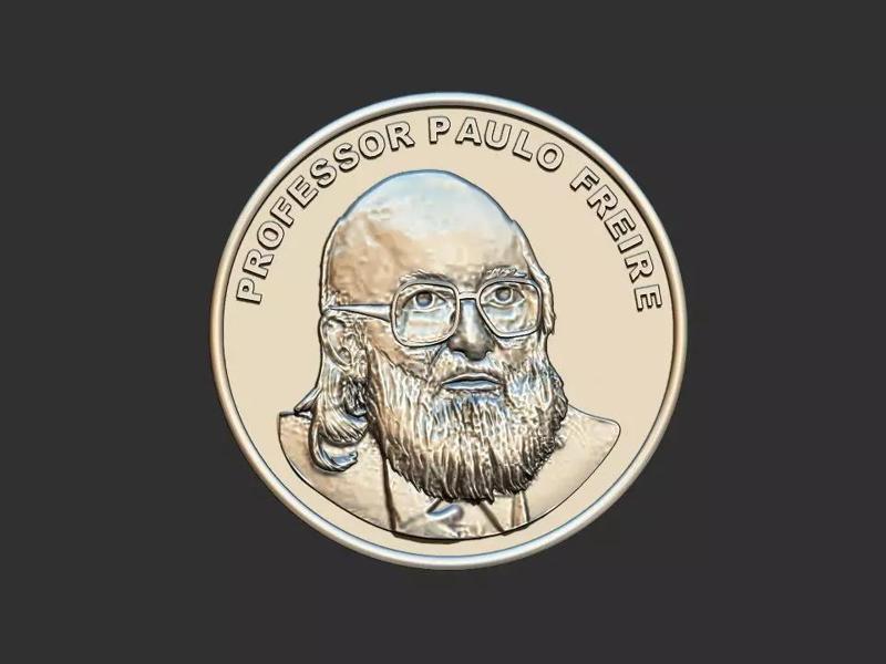 Paulo Freire Relief