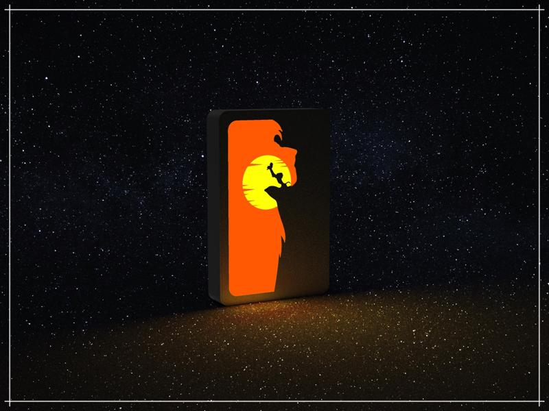 Lion King Lamp - Luminária do Rei Leão