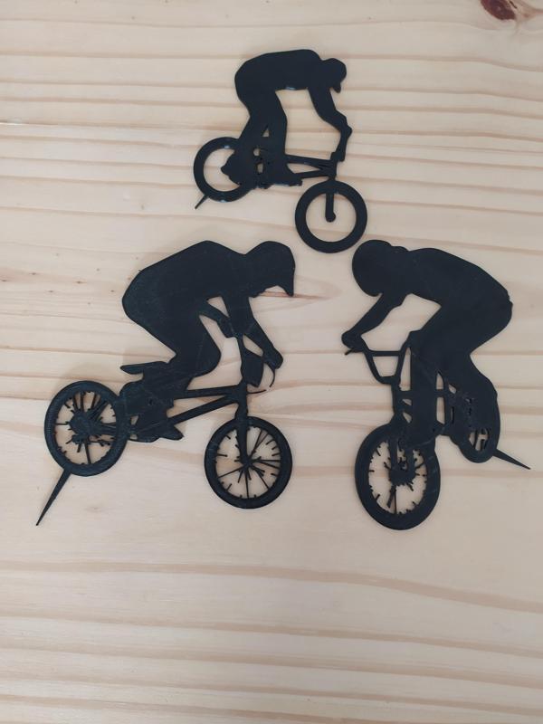 BMX cake topper