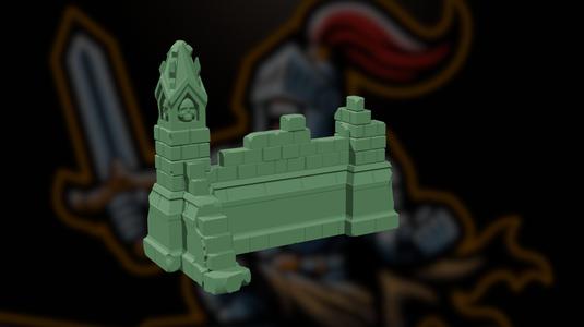 Gothic Small Wall - Scatter Terrain