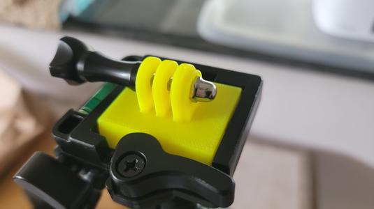 Sunpak Tripod quick release plate, for GoPro