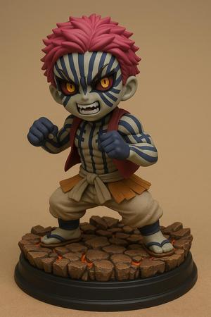 Akaza - Third High Moon (Demon Slayer / Guardians of the Night) Qposket