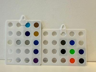 Clip-on Wall Mount for Swatch Display Board by Bambu Lab