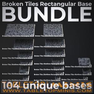 Broken Tiles Rectangular Base Bundle