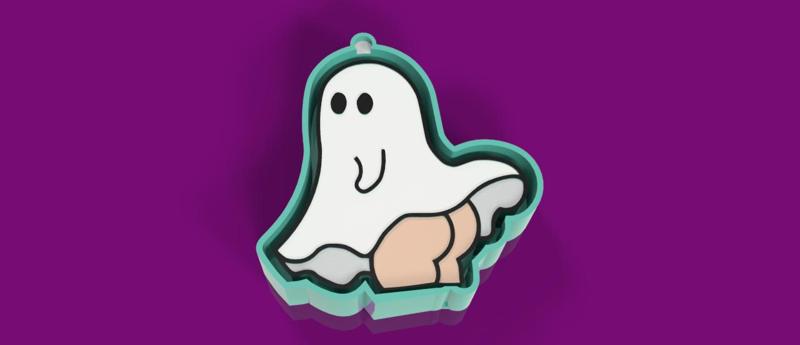 Ghost Booty Mold – Spooky & Sassy
