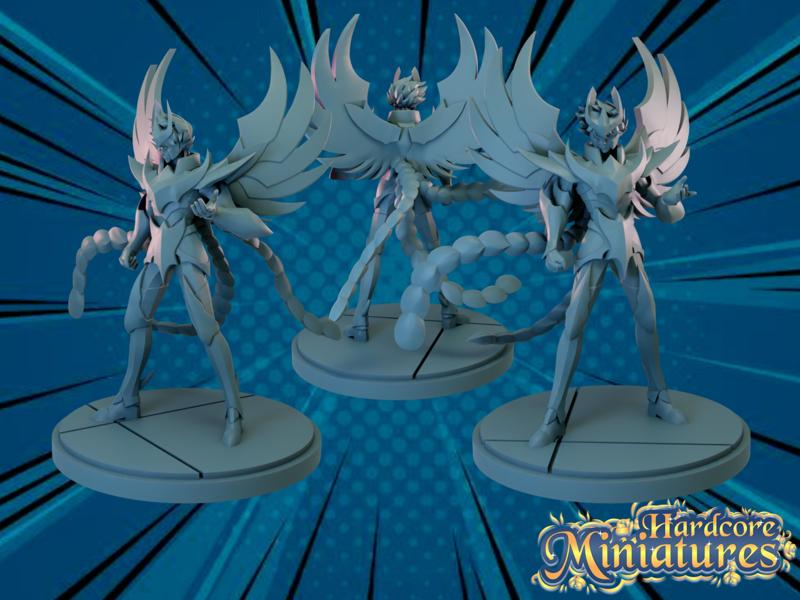 MARVEL CRISIS PROTOCOL FENIX PRESUPPORTED INCLUDED