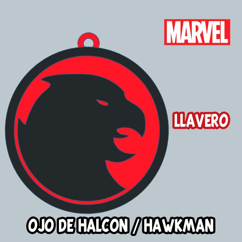 falcon eye logo keychain.