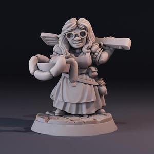 Darcy Briarberry, Halfling Cook (Female)