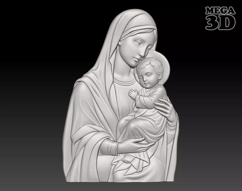 Virgin Mary holding the Infant Jesus - 250604