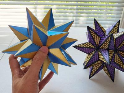 7th Stellation Icosahedron Folded