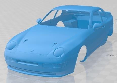 Porsche 968 Turbo S Printable Body Car