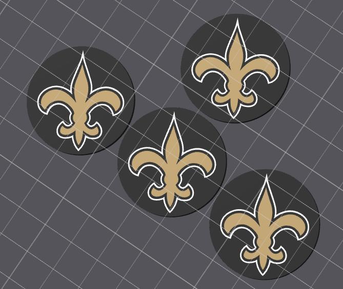 New Orleans Saints - Valve Stem Cap