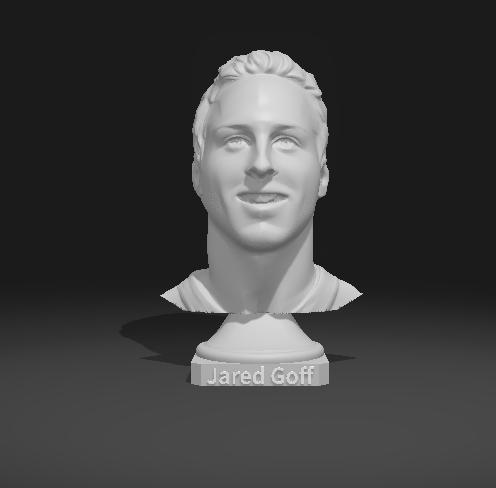 Jared Goff Premium Statue