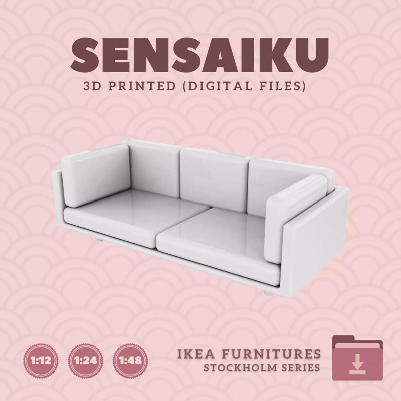 29 STOCKHOLM 2025 Sofa for Dollhouse - IKEA - 3D Print