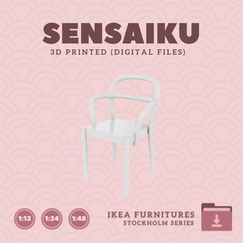 31 STOCKHOLM 2025 Chair for Dollhouse - IKEA - 3D Print