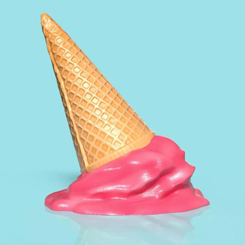 melting ice cream