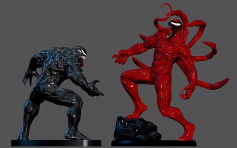VENOM CARNAGE PACK  MOVIE TOM HARDY Woody Harrelson STATUE