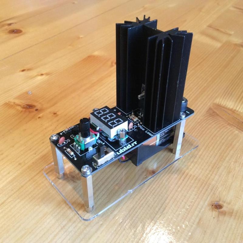 Laser cut acrylic base plate for ubld.it pico load