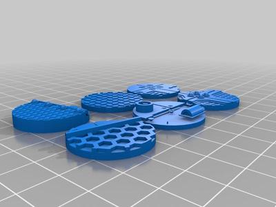 25mm Urban Bases for war gaming