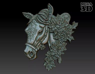 Horse Pendant Bas Relief 02 230612