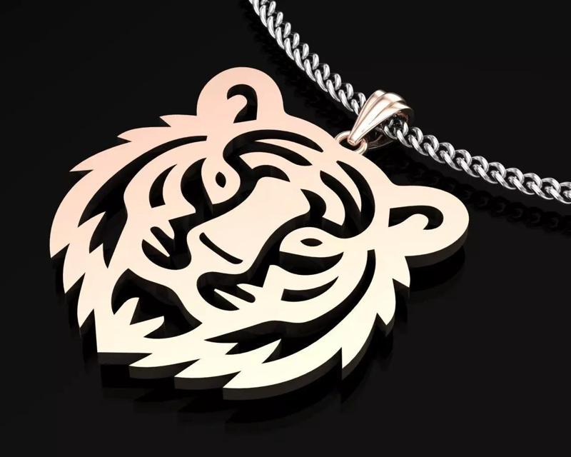 Lion Head Pendant