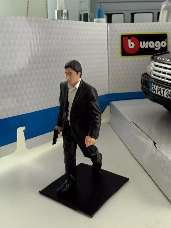Polat Alemdar 3D Modeli  Turk Aksiyon Figuru STL  OBJ Formatlari