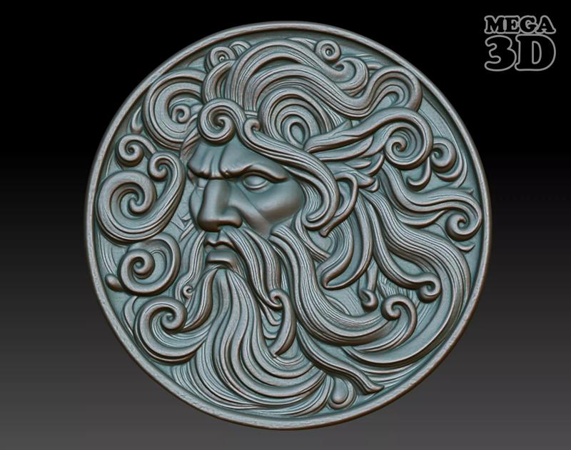 Roman Shaman basrelief 05 241010