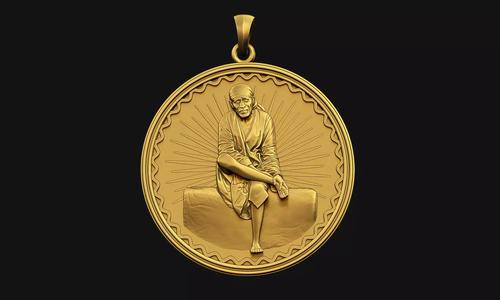 Sai Baba Coin Pendant
