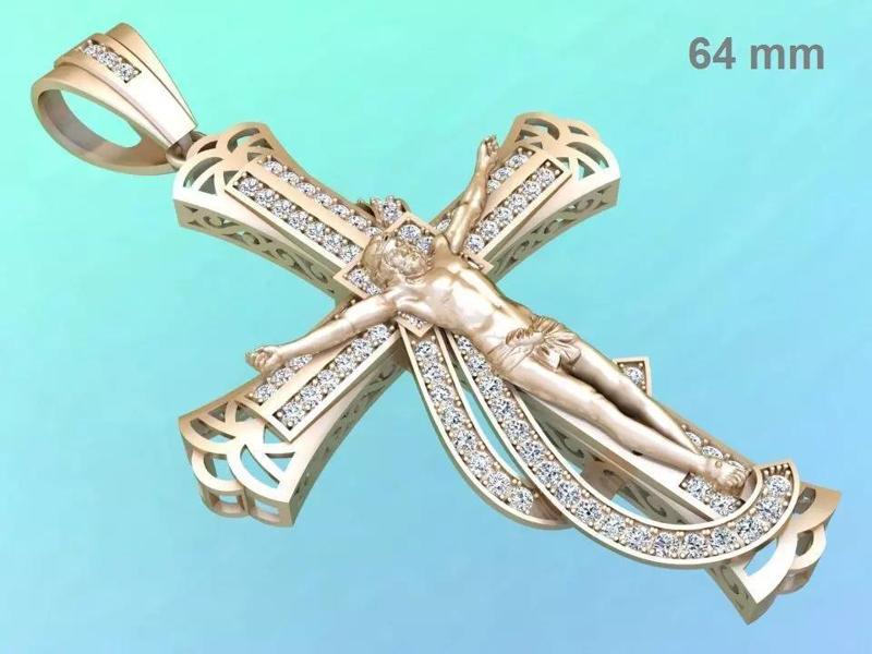 God jesus Pendant -  cross Pendant