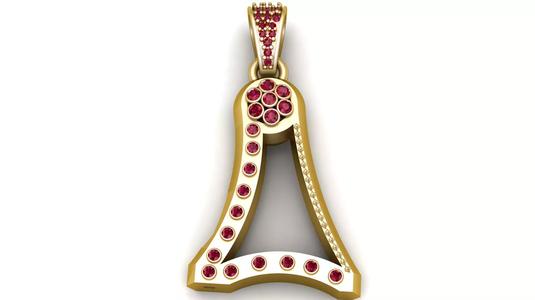 Flash Diamond Pendant 3D Printable Mode