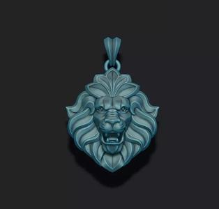 Lion ornament pendant