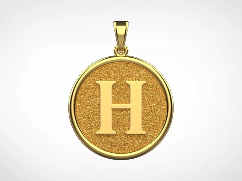Pendant Letter H N37