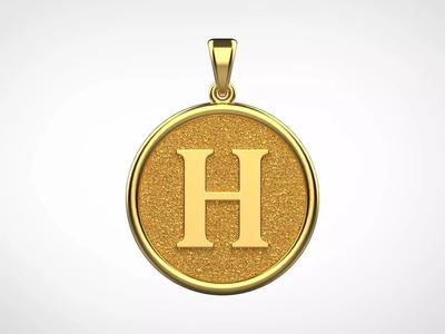 Pendant Letter H N37