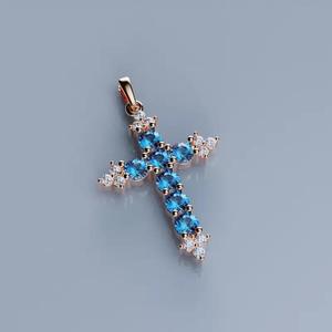 Pendant Beautiful cross 19 stones