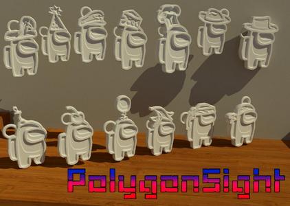 Among us 45 figures pack .45 models pack !