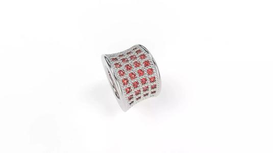 Charm Rounded with Gems