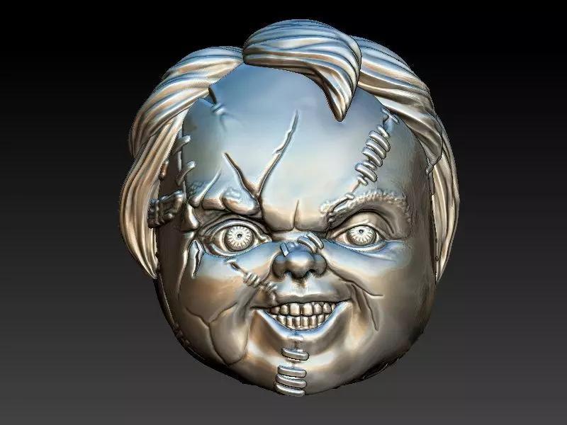 Chucky Face 3D Model