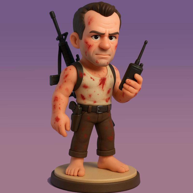 John McClane - 3D figure Infinity/Disney style (100 mm)
