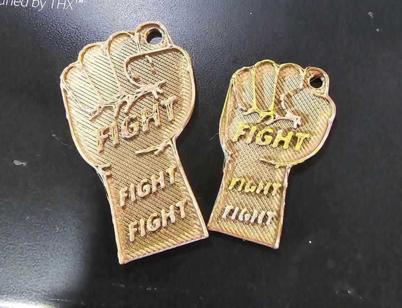 Trump fight fight fight keychain, Trump 2024, Political keychain