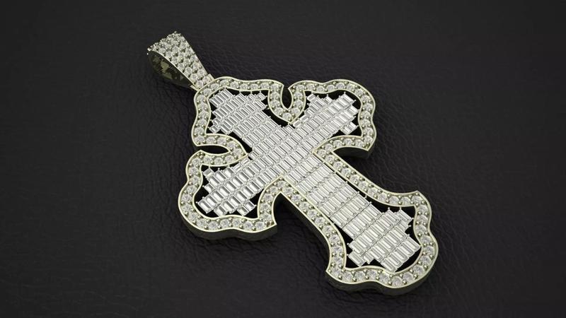 Cross Diamond Pendant