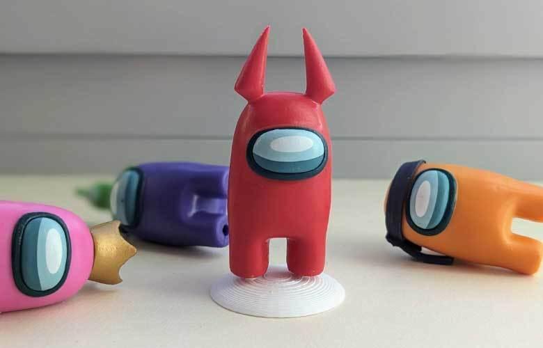 Among Us Figurine Stand