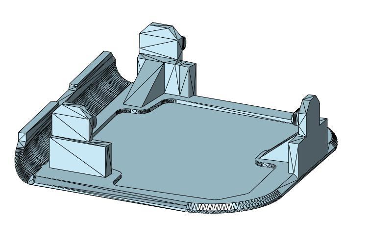 megane 2 tow hook cover front