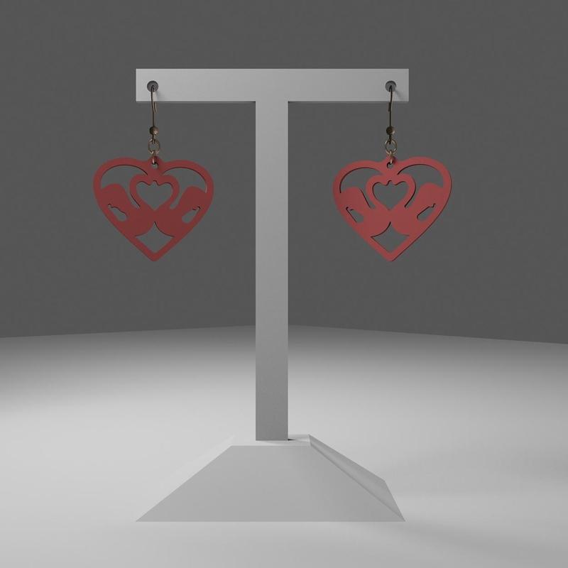Hearts earrings