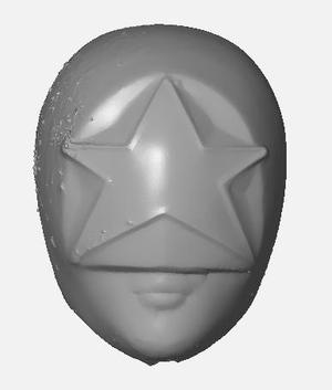 Power Rangers Red Zeo Lightning Collection head