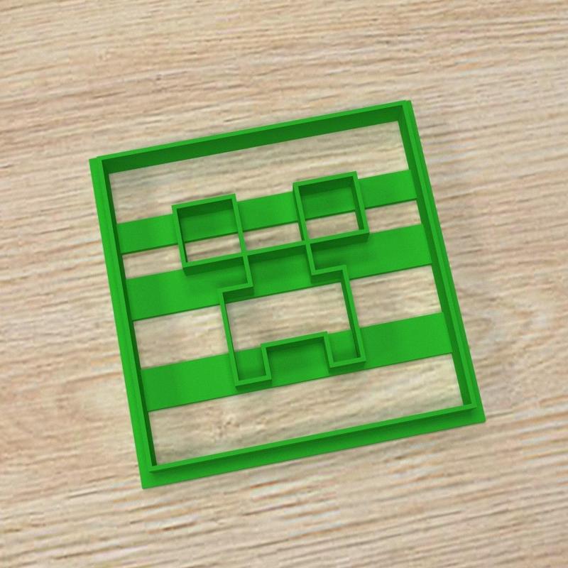 Creeper Crunch - Minecraft Cookie Cutter