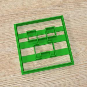 Creeper Crunch - Minecraft Cookie Cutter
