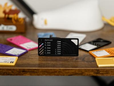 Reference for Filament Color Card With Tests
