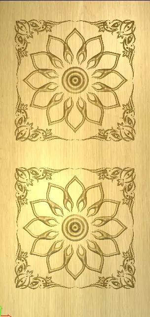 SOLID WOODEN DOOR 3D DESIGN